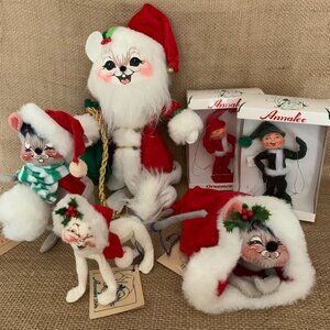 Christmas Annalee Dolls, Annalee Mobilitee Christmas Dolls